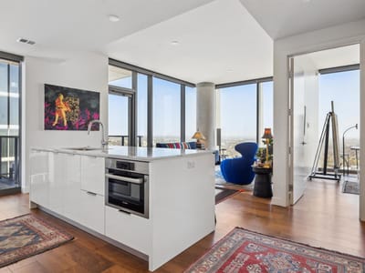 Kitchen at 44 East Ave Unit #2607 - 2 bed 2 bath home