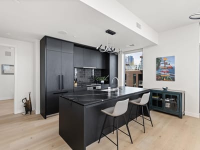 Kitchen at 44 East Ave Unit #2907 - 2 bed 2 bath home