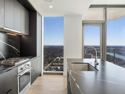 Kitchen at 44 East Ave Unit #3010 - 2 bed 2 bath home
