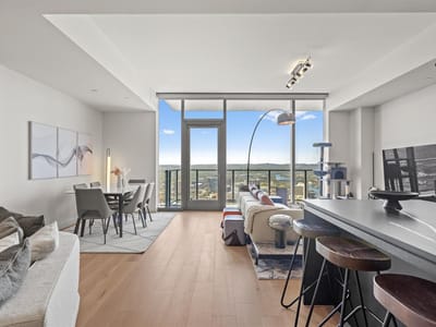 Kitchen at 44 East Ave Unit #3402 - 2 bed 2 bath home