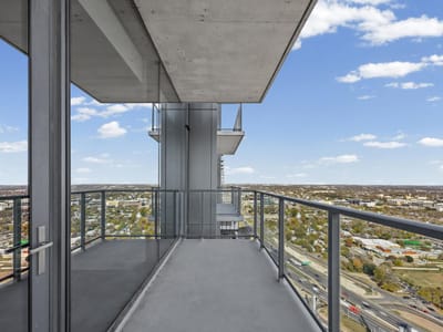 Living area at 44 East Ave Unit #3406 - 2 bed 2 bath home