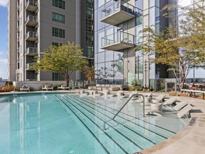 Kitchen at 44 East Ave Unit #3406 - 2 bed 2 bath home