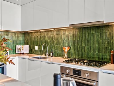 Living area at 44 East Ave Unit #3705 - 2 bed 2 bath home