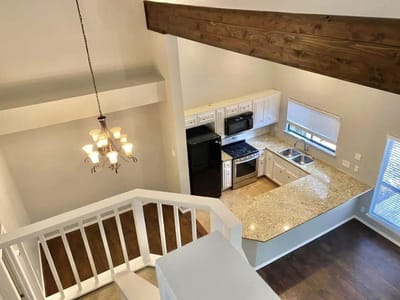 Living area at 4404 Travis Country CIR Unit #G4 - 3 bed 2 bath home