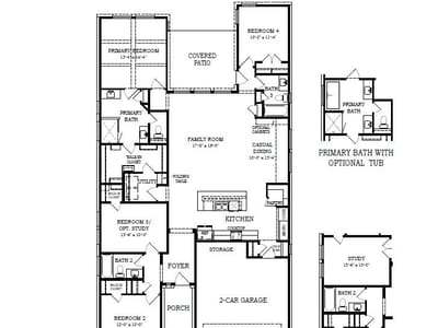 Living area at 4408 College Square Dr - 3 bed 3 bath home