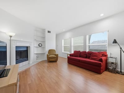 Living area at 4409 Duval St Unit #305 - 2 bed 2 bath home