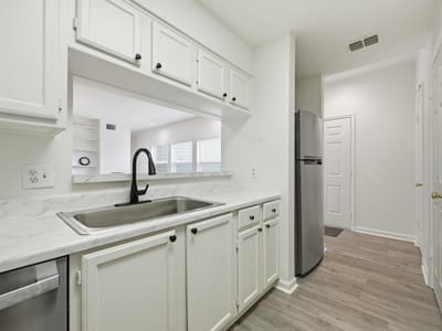 Primary bedroom at 4409 Duval St Unit #305 - 2 bed 2 bath home