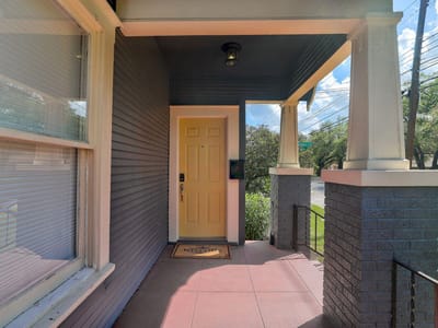 Primary bedroom at 4412 Red River St - 2 bed 1 bath home
