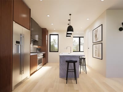 Kitchen at 4413 Banister Ln Unit #BLDG 1 - UNIT 101 - 3 bed 3 bath home