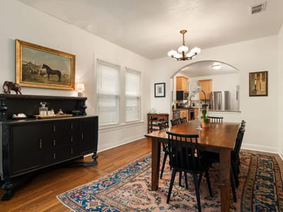 Living area at 4413 Bellvue Ave - 4 bed 2 bath home