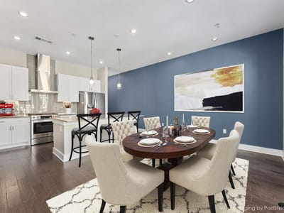 Living area at 4415 Jackson Ave Unit #4301 - 2 bed 2 bath home