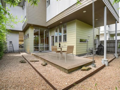Primary bedroom at 4418 Hank Ave Unit #3 - 2 bed 2 bath home