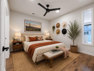 Primary bedroom at 4510 Terry-O Ln Unit #210 - 1 bed 1 bath home