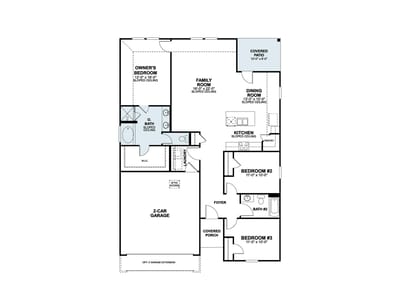 Kitchen at 4512 Bridal Veil DR - 3 bed 2 bath home