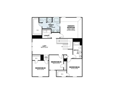 Primary bedroom at 4513 Beacon Bay DR - 5 bed 3 bath home