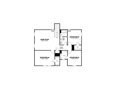 Primary bedroom at 4520 Bridal Veil Dr - 5 bed 3 bath home