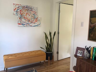 Primary bedroom at 4525 Avenue D Unit #2 - 1 bed 1 bath home
