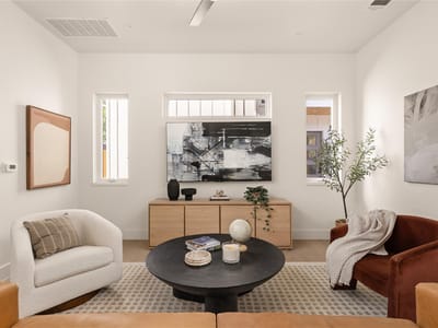 Primary bedroom at 4530 Clawson RD Unit #1 - 3 bed 2 bath home