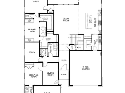 Living area at 455 Christian Springs DR - 6 bed 6 bath home