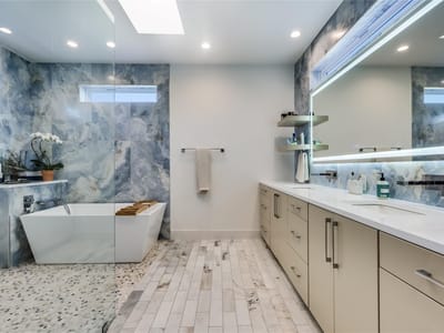 Primary bedroom at 4600 Gillis St - 3 bed 3 bath home