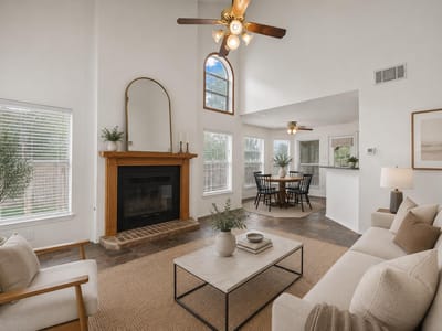 Living area at 4605 Molera DR - 3 bed 2 bath home
