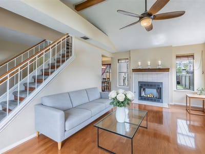 Living area at 4608 Velasco PL - 3 bed 2 bath home