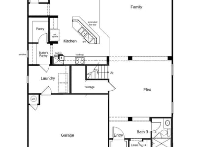 Kitchen at 4636 Centola LOOP - 5 bed 3 bath home