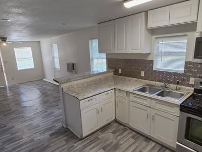 Primary bedroom at 468 W Washington (2 lots) ST - 3 bed 1 bath home