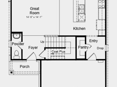 Living area at 469 Unakite TRL - 4 bed 2 bath home