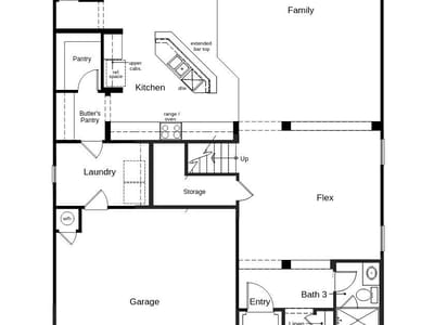 Kitchen at 4700 Centola LOOP - 5 bed 3 bath home