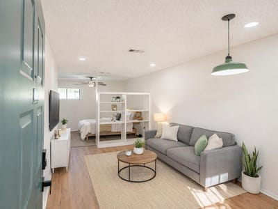 Living area at 4701 Red River ST Unit #102 - Red River North Condo Amd, Austin, TX
