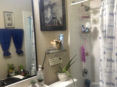 Bathroom at 4703 Dorchester Heights Ln - 3 bed 2 bath home