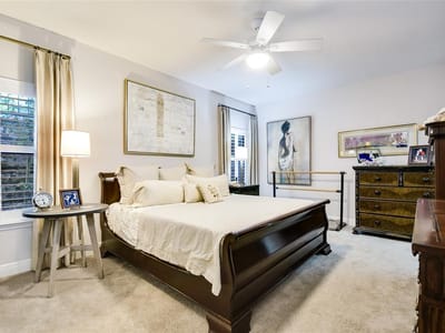 Primary bedroom at 4711 Spicewood Springs Rd Unit #8-148 - 2 bed 2 bath home