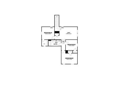 Primary bedroom at 4717 Lava Island DR - 4 bed 2 bath home