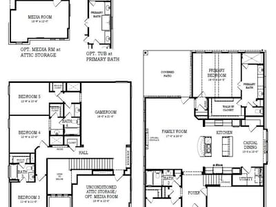 Living area at 4725 Regents PL - 5 bed 4 bath home