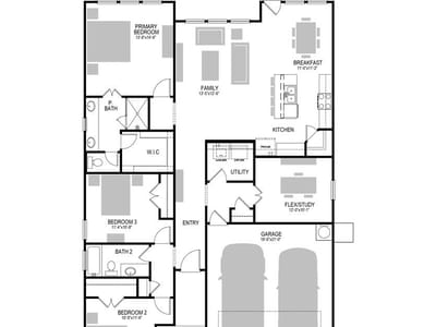 Living area at 4729 Bridwell - 3 bed 2 bath home