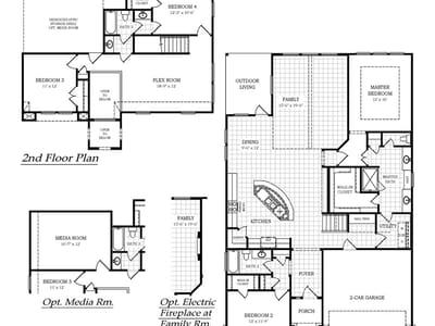Living area at 4733 Regents PL - 4 bed 3 bath home