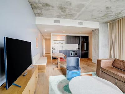 Bathroom at 48 East Ave Unit #1104 - 1 bed 1 bath home