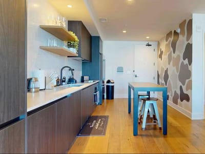 Kitchen at 48 East Ave Unit #1210 - 2 bed 2 bath home