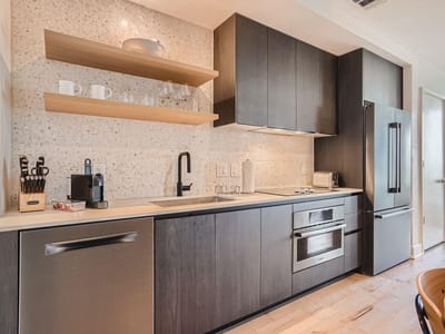 Kitchen at 48 East Ave Unit #1707 - 1 bed 1 bath home