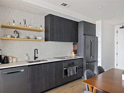 Kitchen - 48 East Ave Unit #2405 Kitchen at 48 East Ave Unit #2405 - 1 bed 1 bath home