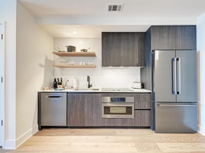 Kitchen at 48 East Ave Unit #2802 - Natiivo, Austin, TX