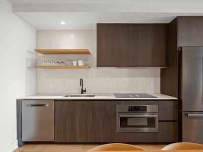 Living area at 48 East Ave Unit #2807 - 1 bed 1 bath home