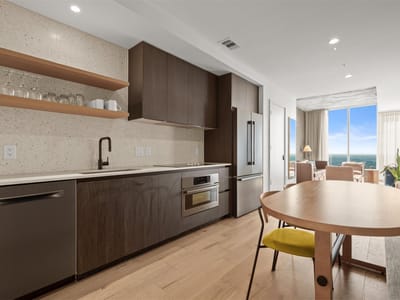 Kitchen at 48 East Ave Unit #2807 - 1 bed 1 bath home
