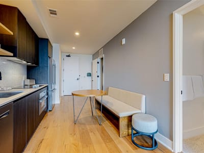 Primary bedroom at 48 East Ave Unit #3005 - 1 bed 1 bath home