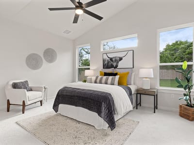Primary bedroom at 4800 Russet Hill DR - 4 bed 2 bath home