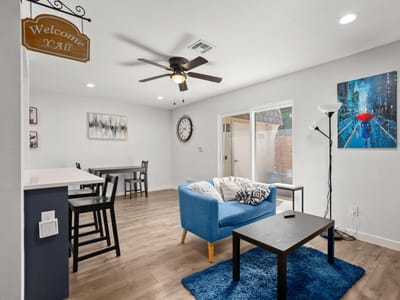 Living area at 4800 Westgate Blvd Unit #103 - 2 bed 1 bath home