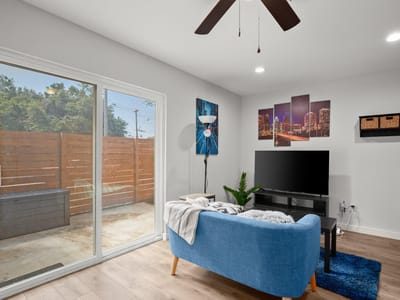 Primary bedroom at 4800 Westgate Blvd Unit #103 - 2 bed 1 bath home