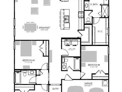 Living area at 4801 Bridwell - 4 bed 3 bath home