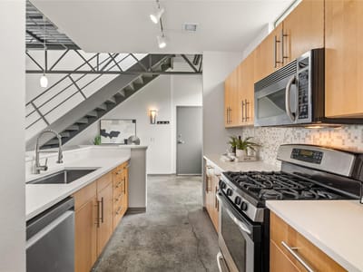 Kitchen at 4801 S Congress Ave Unit #N2 - 2 bed 1 bath home